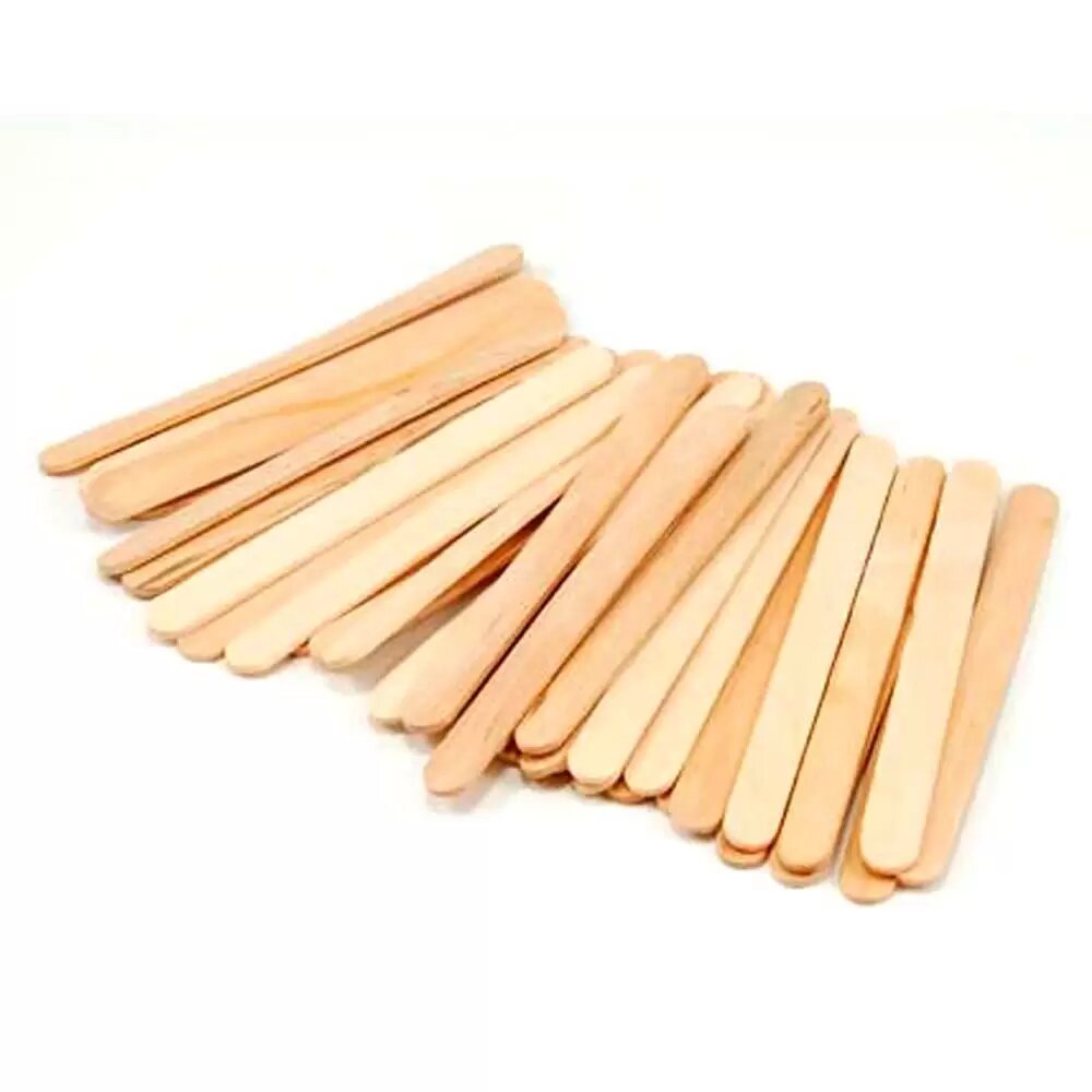 500 Palitos Para Sorvete Picolé Artesanato Depilacao Ponta Redonda em Oferta na Shopee