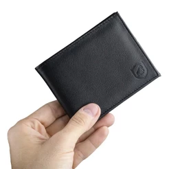 Carteira de Couro masculina - Porta cartão - Guardian - Gshield