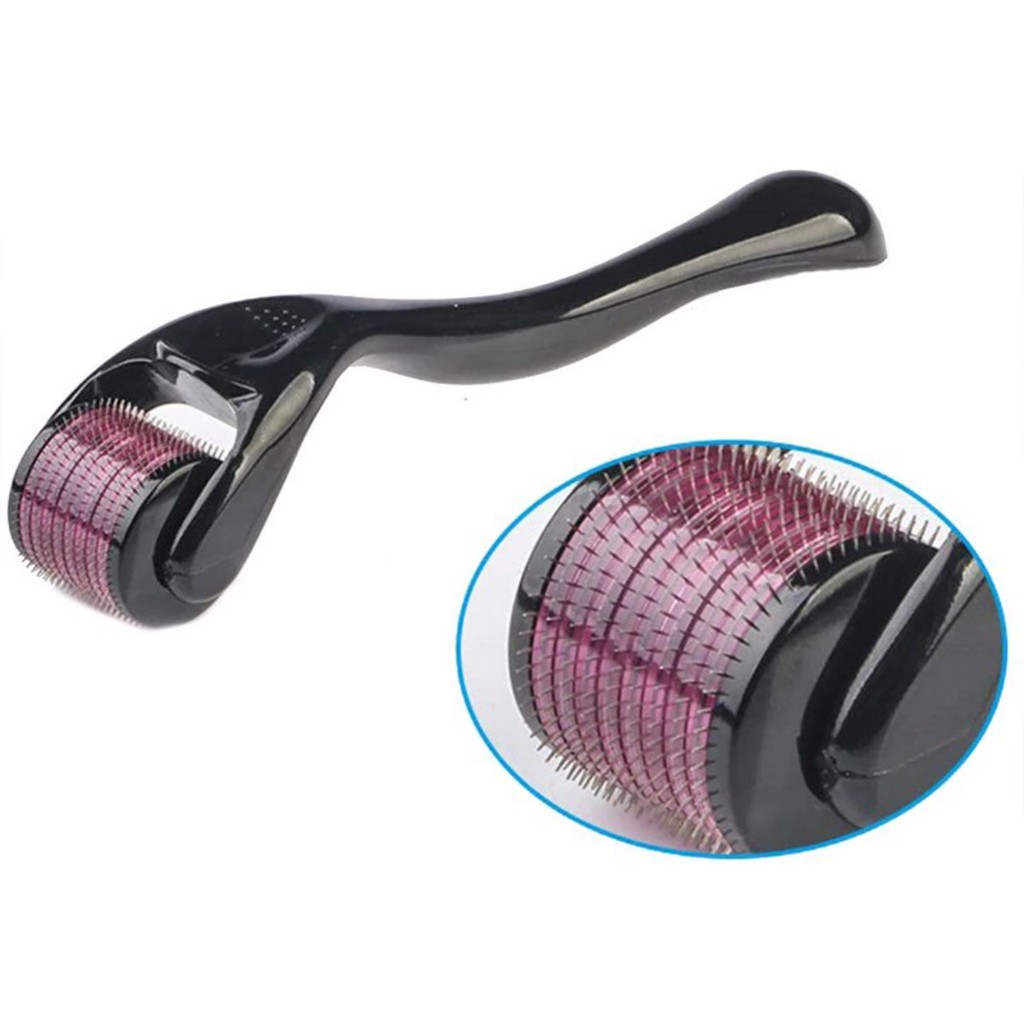 Dermaroller system Drs 540 agulhas Derma roller microagulhamento estetica facial rolo rejuvenescimento calvicie colageno marcas cicatriz acne rolinho.