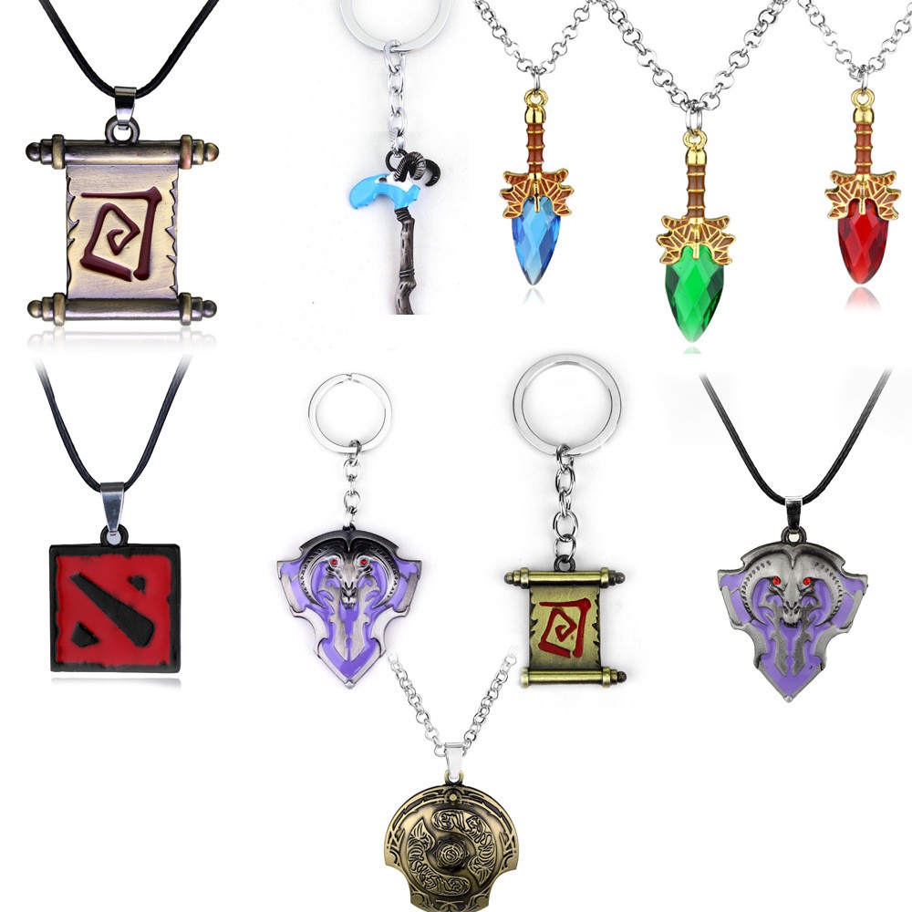 Dota2 Dota 2 Logo Chaveiro Colar Perif Rico Acessorios Rios Auto Acessorios Rios Presente