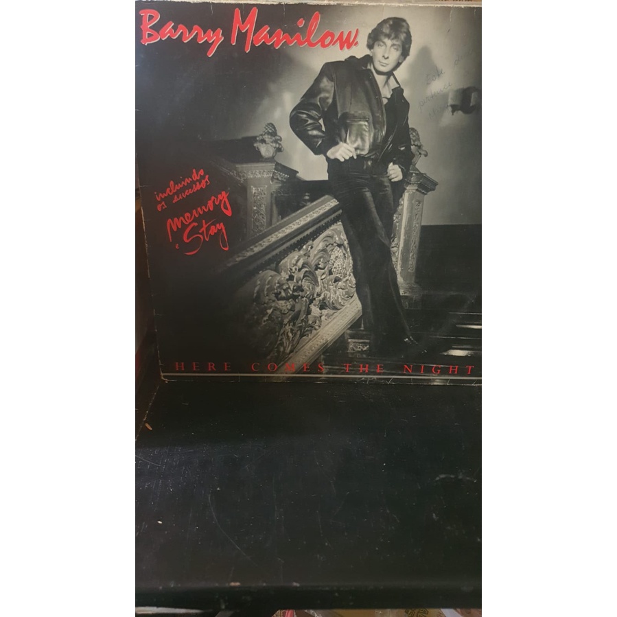 LP Barry Manilow Here Comes The Night(1983) Arista Com Encarte