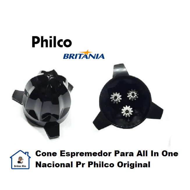 Cone Espremedor Para All In One Nacional Preto  Philco Original