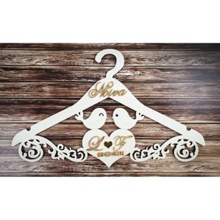 Cabide Exclusivo Personalizado Casamento Noiva Making Of Luxo em Oferta na Shopee