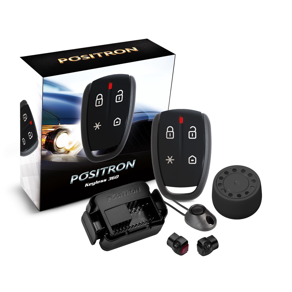 Alarme Automotivo Positron Keyless Kl360 Completo Universal Carro