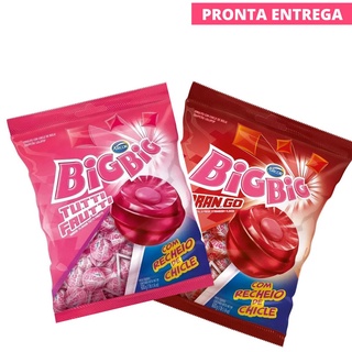 Pirulito Big Big Recheado com Chicle (Sabores) 600g