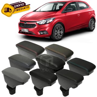 Apoio De Braço Encosto Descanso Onix Prisma 2012 2013 2014 2015 2016 2017 2018 2019 Com Porta Objetos Eco Couro Encaixe Porta Copos