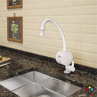 Torneira Elétrica Cozinha Mesa Lorenzetti Easy Bica Móvel E Bico Arejador