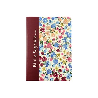 Bíblia Slim Compacta | NVI | Capa Floral