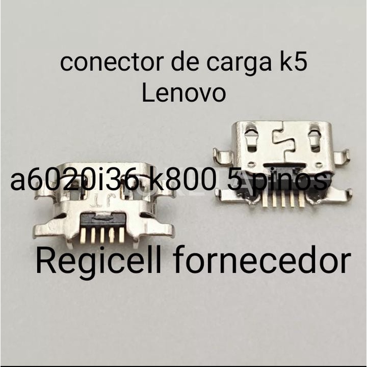 Conector De Carga k5 lenovo a6020i36