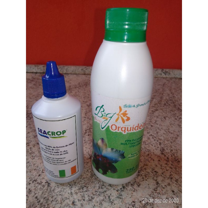 B&G 150ml e Seacrop100ml fertilizantes e enraizador para orquídeas . |  Shopee Brasil