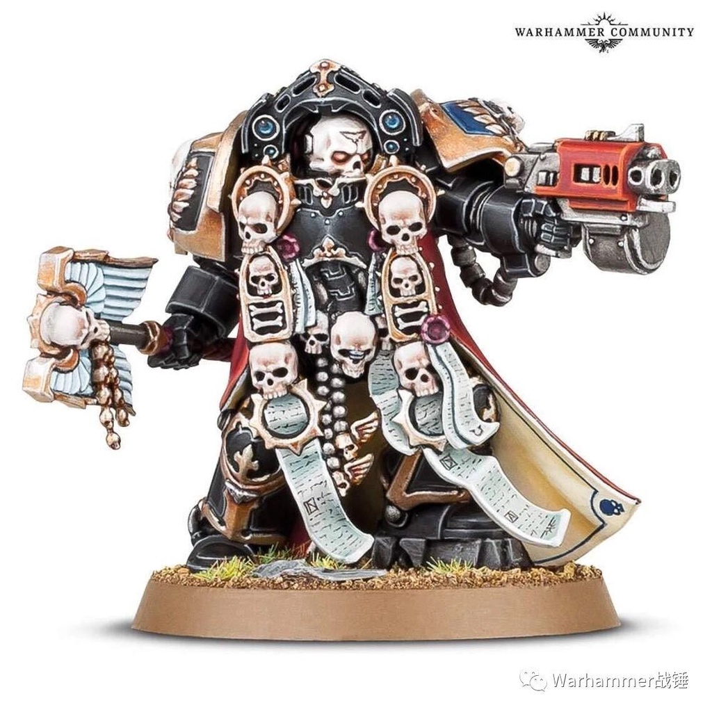 Modelo De Resina Z0005 Terminator Chaplain Warhammer 40k Space