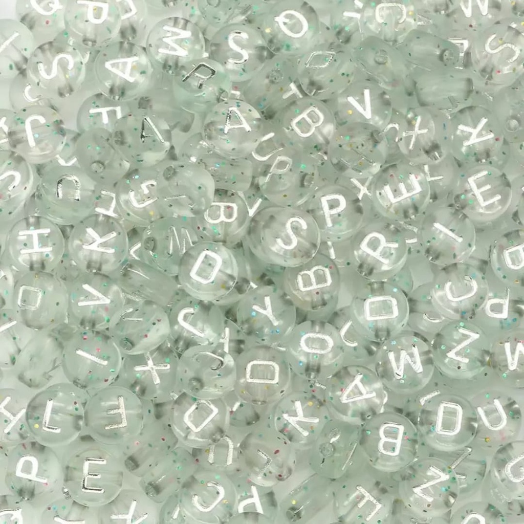 Miçanga Infantil Letras Sortidas Aprox.740pçs.