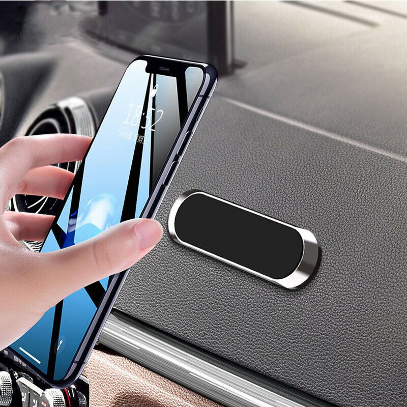 Suporte Magnético Para Carro , Mini Celular Com Tira Montagem Magnética De Compatível 12 11 Pro XS Max XR