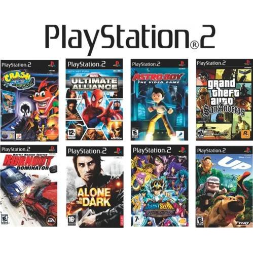 Kit 10 Jogos Pra Playstation 2 - Escorrega o Preço