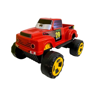 Carrinho De Plástico Caminhonete Pickup Monster Grande Carro Roda Livre BG Plas em Oferta na Shopee