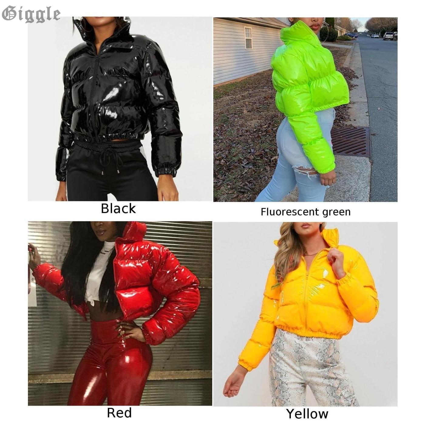 jaqueta puffer vinil