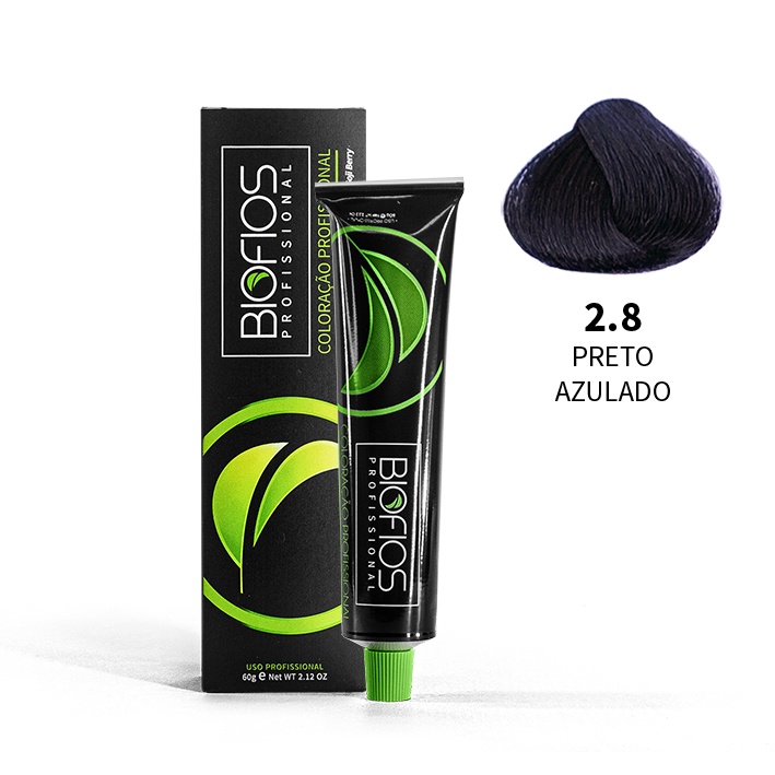 Coloração -  Tintura Para Cabelo - 2.8 - Preto Azulado em Oferta na Shopee