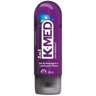 KMED ROXO 2 EM 1 LUBRIFICANTE INTIMO ÍNTIMO GEL MASSAGEM 200G