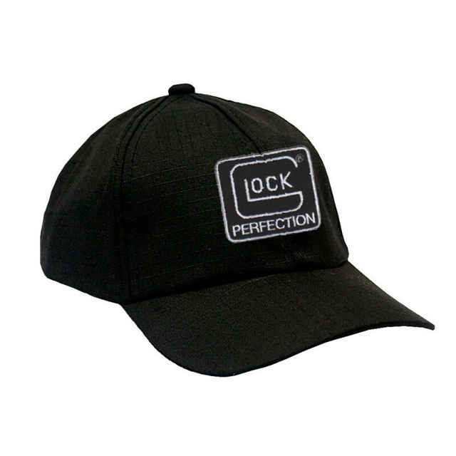 Boné Militar Rip Stop com Patch Aplicado Glock Perfection Preto
