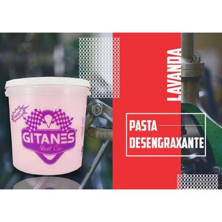 Pasta Sabão Gel Desengraxante Biodegradável Rosa Gitanes Para Lavar Mãos de 2,8kg