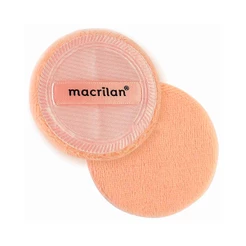 Kit C/2 Esponjas Maquiagem Redonda Para Pó - Macrilan