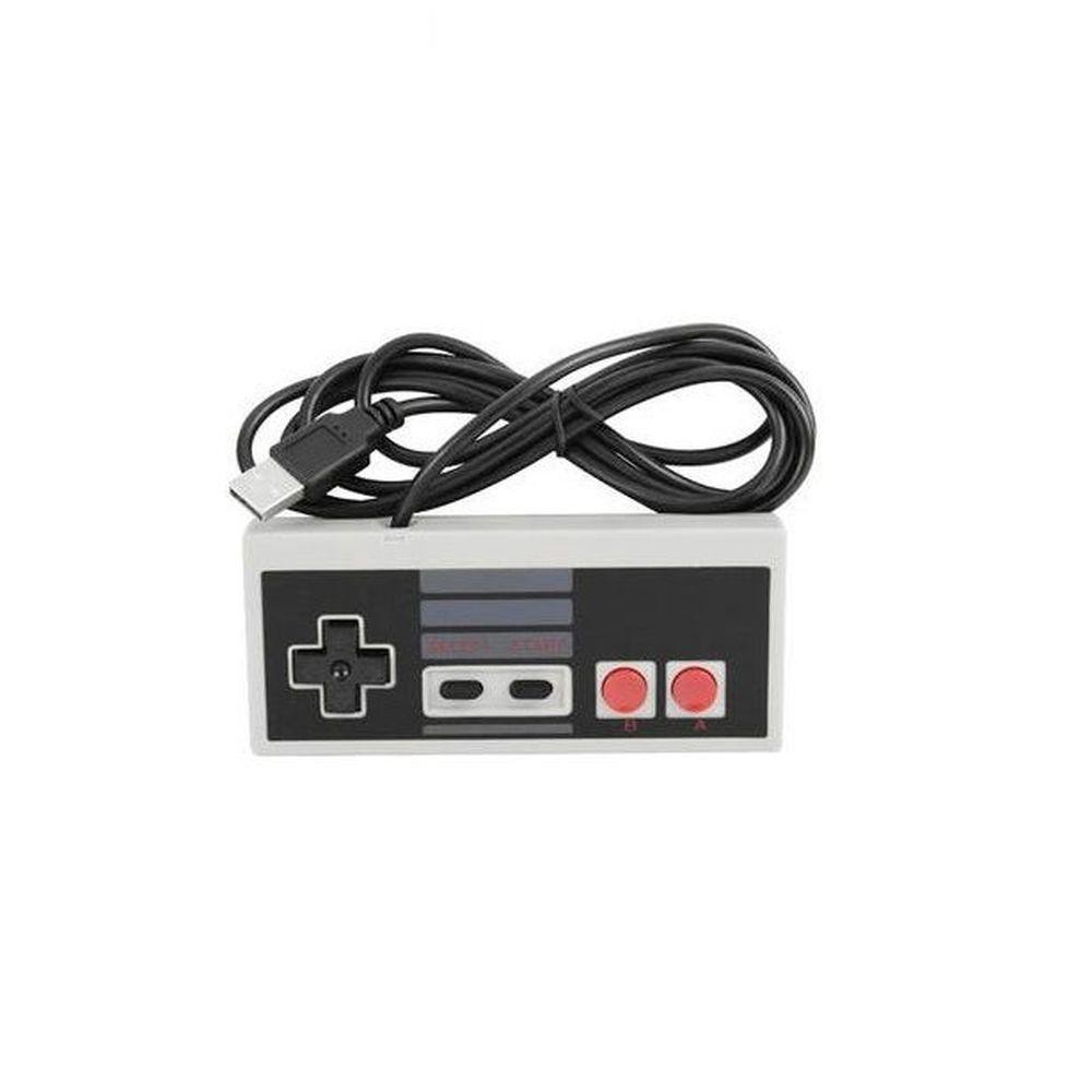 1x Controle Usb De Nintendinho Nes Nintendo Retrô Para Pc Mac Linux USB 2.0 Universal Brinca Ele Brinca Ela