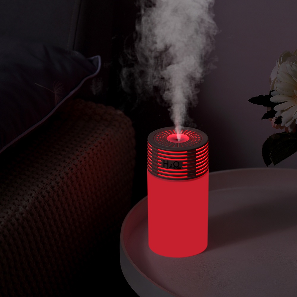Umidificador De Ar E Lâmpada Luz Led Usb 400ml LKJ-109 Com Luz ...
