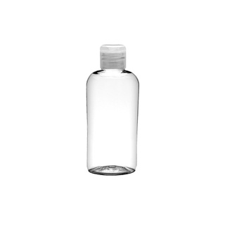 20 Frascos Plástico Pet 60 Ml Oval Flip Top Transparente para álcool gel, shampoo, sabonete líquido e cremes