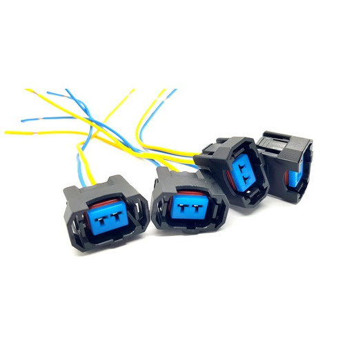 04 Conectores Plug Chicote Do Bico Injetor Honda Civic Fit
