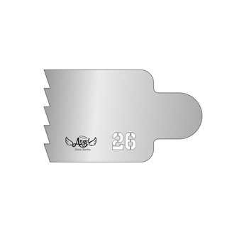 Mini Espátula Angel Doce Sonho 26,mini espátula inox