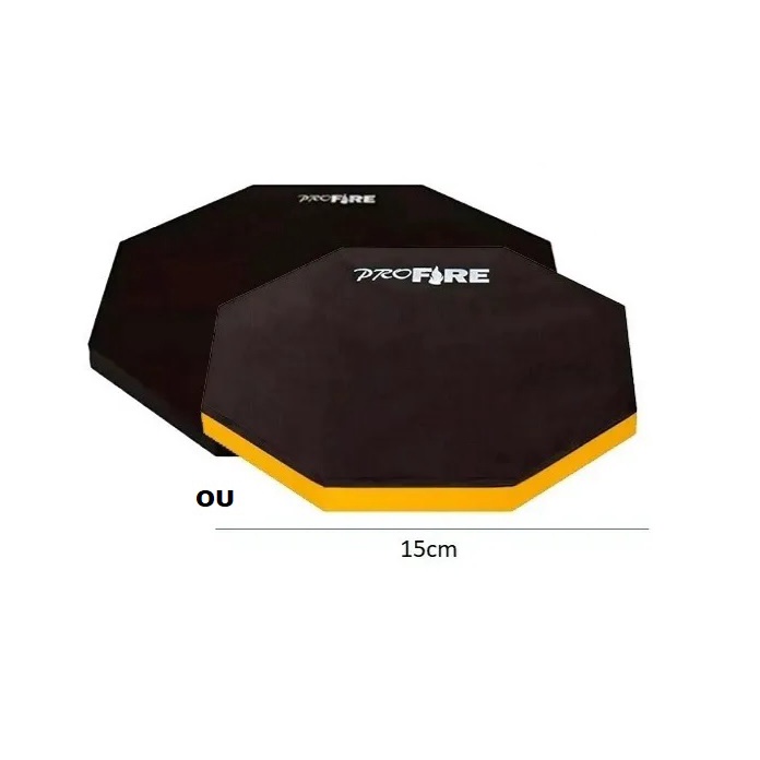1 Pad Estudo Treino Praticável Bateria 6" 15cm Pro Fire em Oferta na Shopee