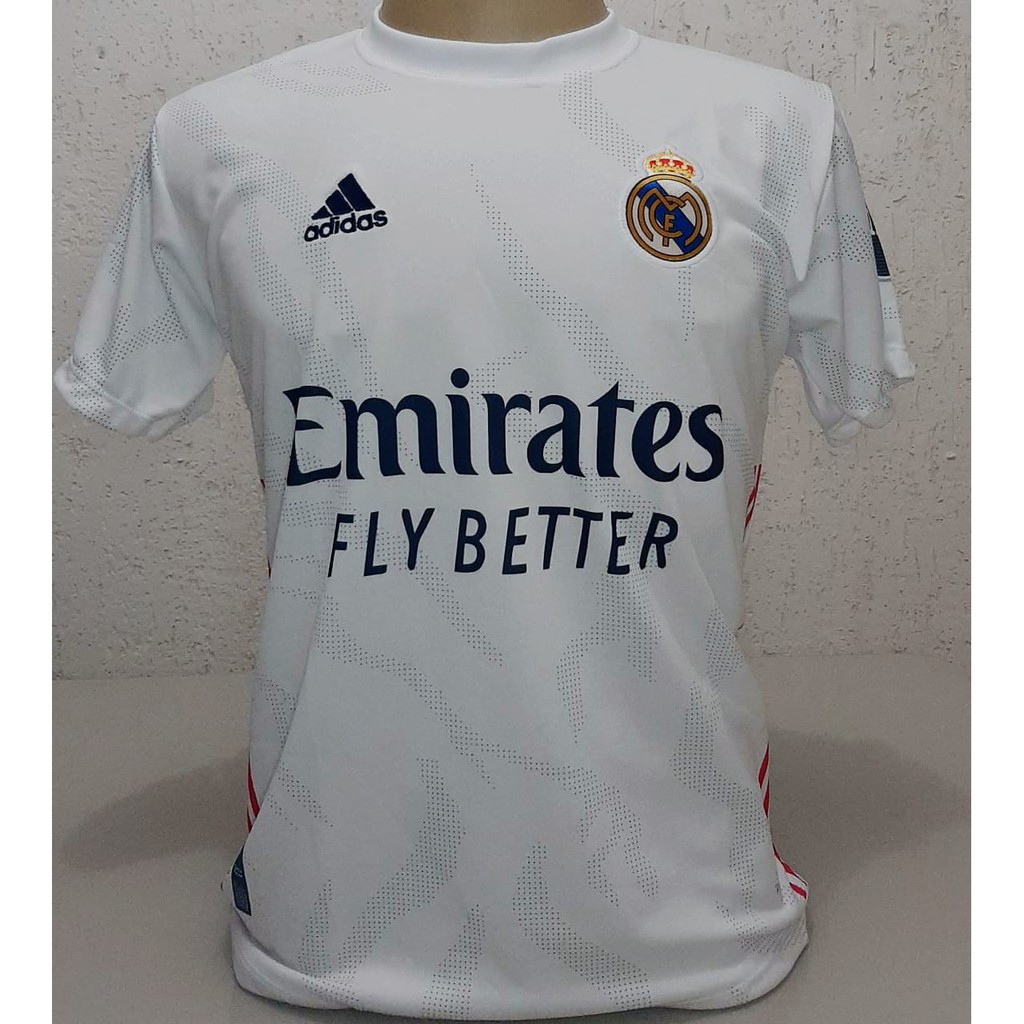 camisa branca real madrid
