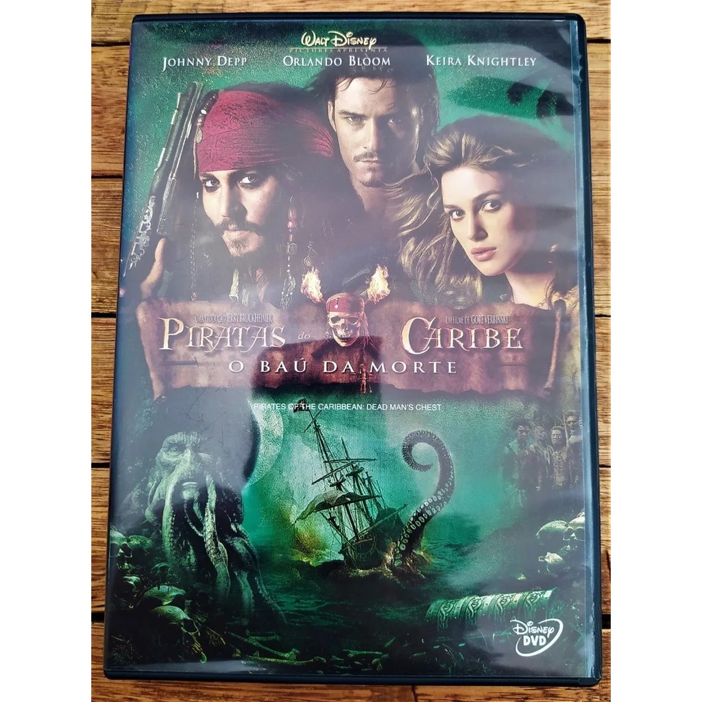Dvd Original - Piratas Do Caribe - O Baú Da Morte - Dublado - Filme ...