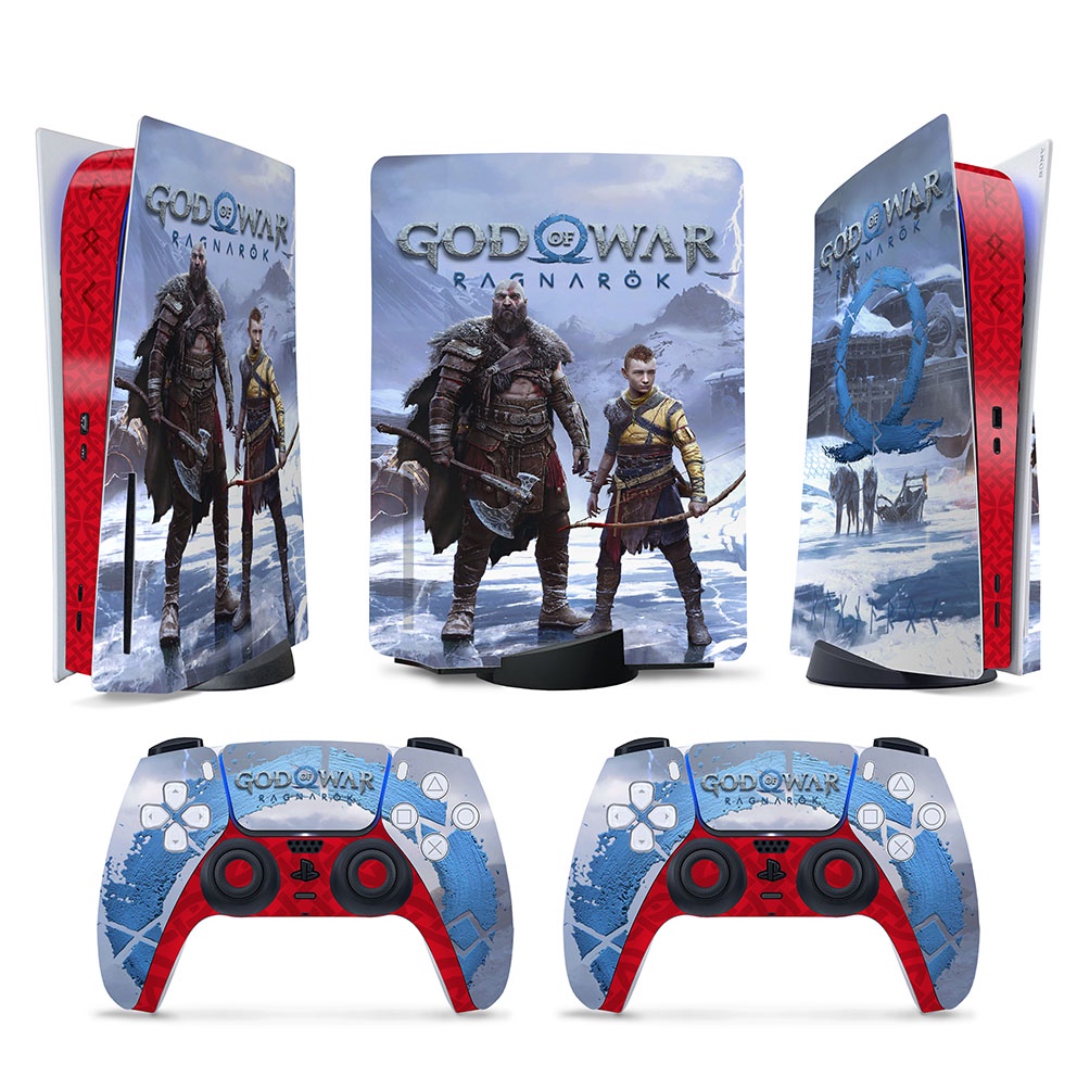 Skin PS5 God of War Ragnarok adesivo Playstation 5