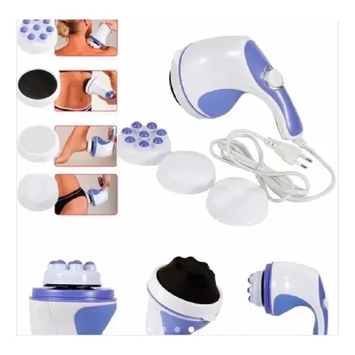 Massageador Orbital Elétrico 360° Relax Spin Tone Celulite Esfoliante Diminui Flacidez Queima de Gordura