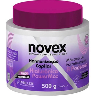 Máscara de fortalecimento Novex Hialurônico PowerMax Harmonização Capilar 500G em Oferta na Shopee