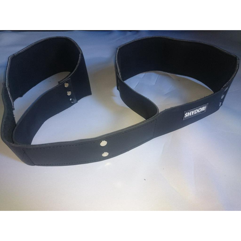 Fita Para Agachamento Sissy Squat/ Cinturao Russo. Em Couro