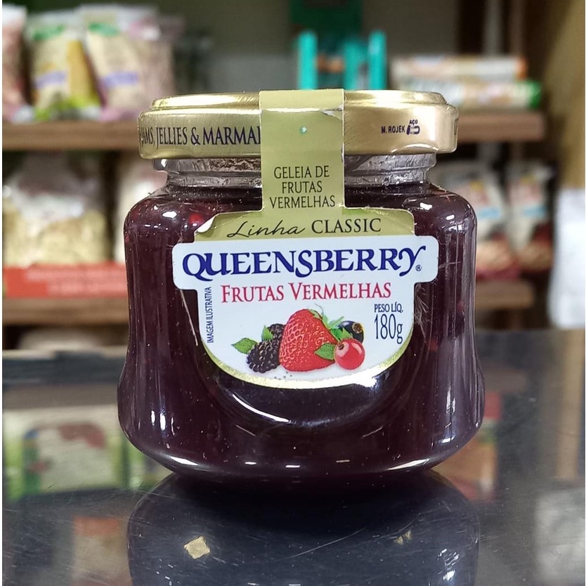 Geléia Queensberry 180g - Sabor Frutas Vermelhas