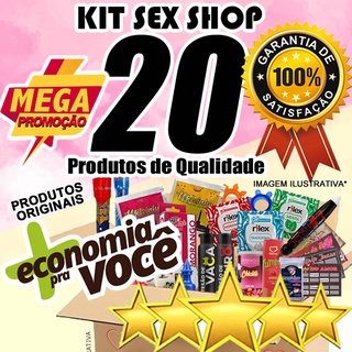 Kit Sex shop com 20 Produtos Eróticos Sexy uso adultos