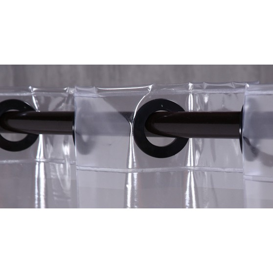 Cortina para Box de Banheiro Antimofo Com Visor 100%PVC em Oferta na Shopee