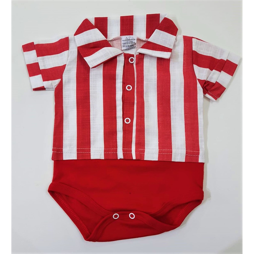 property county Accordingly Body Camisa (listrado)(vermelho e branco) | Shopee Brasil