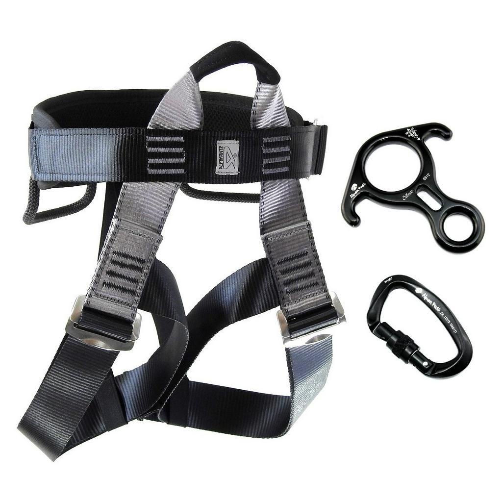Kit ALP101T Rapel Tatico Escalada Aventura Alpen Pass Alpimonte