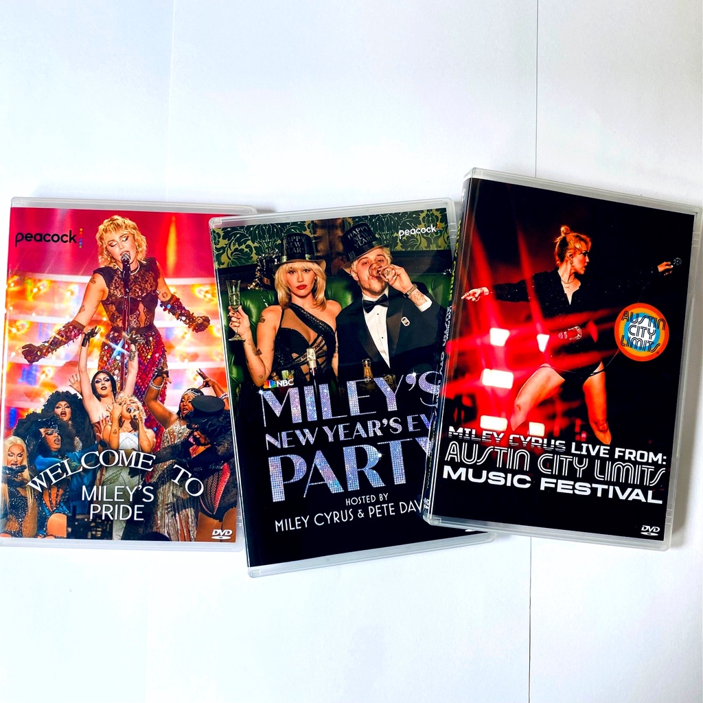 DVD Miley Cyrus Stand By You 2021 Pride Concert Acl Festival 2021 Austin City Limits New Year's Eve Party 2022