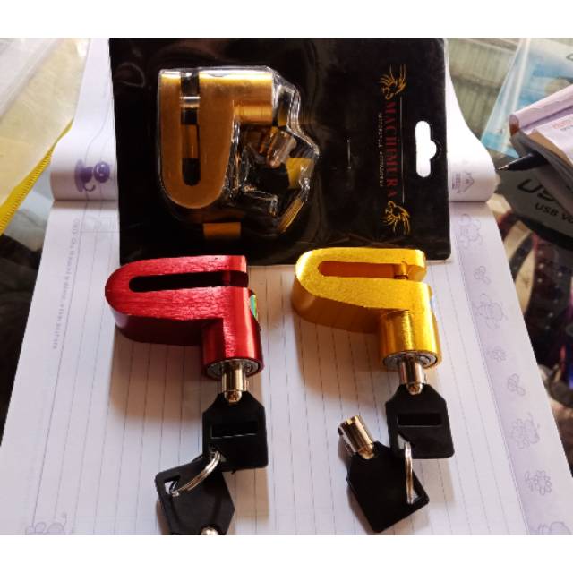 Cadeado De Disco cnc Completo Pronto