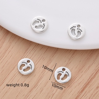 30 Pcs Exquisite Pegada Do Vintage Charme Dangles Moda Jóias Fazendo Pulseira Colar Das Mulheres Suprimentos Pingente Brinco DIY