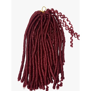 Nina Softex Cor 118 Vermelho Cabelo Cacheado Dread Sintetico Crochet Original