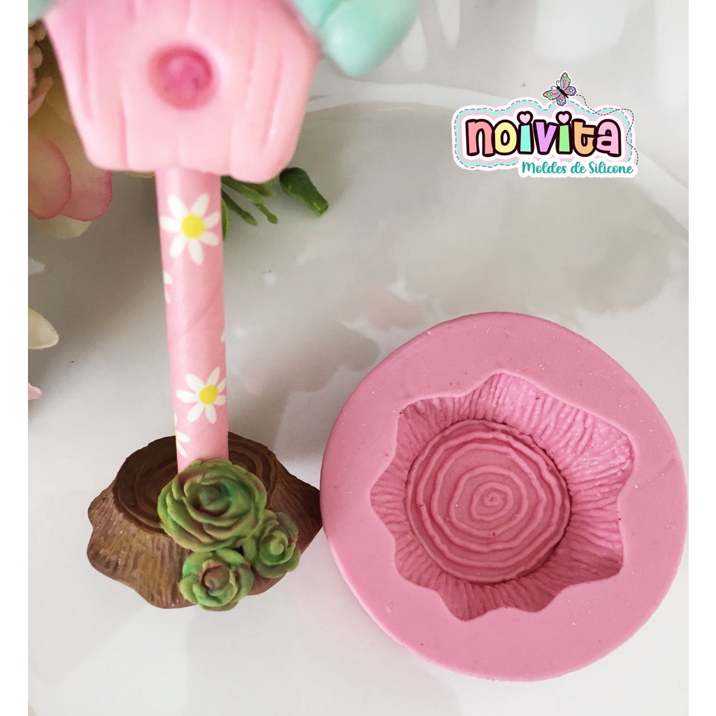 Molde de silicone  tronquinho P. Ref: 975. Biscuit, Resina  gesso  pasta americana vela. Sabonete. Confeitaria e artesanato.