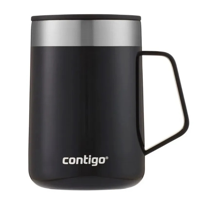 Copo Térmico Caneca C/ Alça E Tampa Aço Inox Contigo 414ml