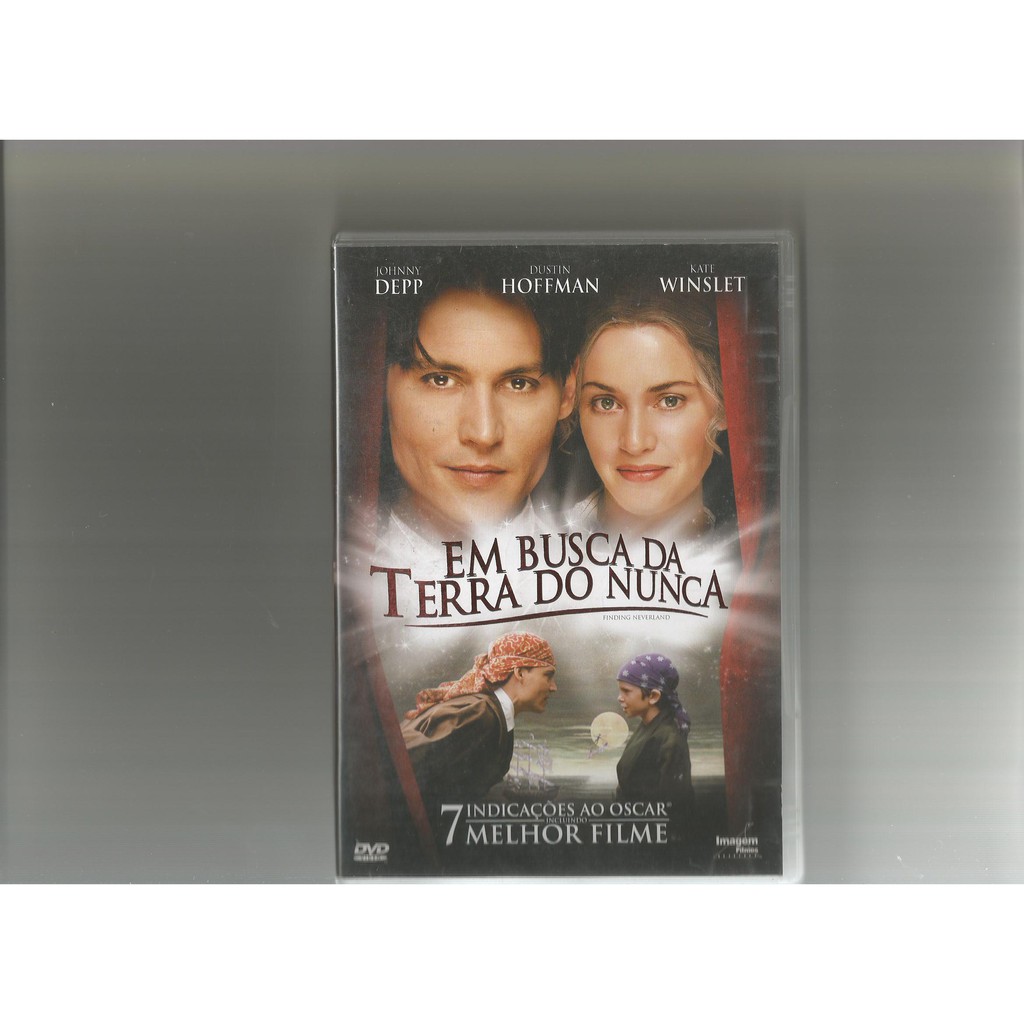 DVD * EM BUSCA DA TERRA DO NUNCA * JOHNNY DEPP - KATE WINSLET - USADO