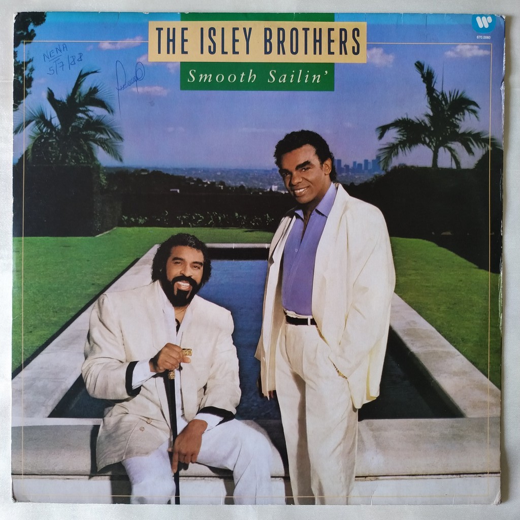 DISCO DE VINIL LP - THE ISLEY BROTHERS – SMOOTH SAILIN' (1987)